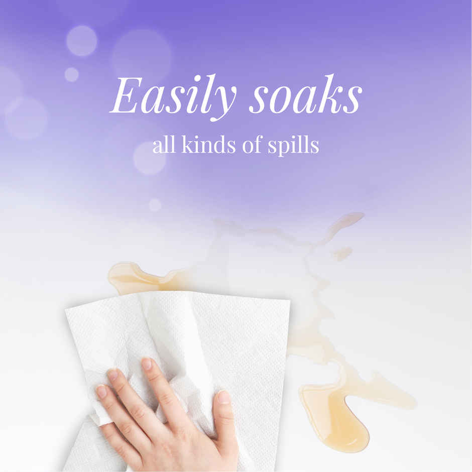 Origami Luxuria Kitchen Roll - Pack of 2 (50 Pulls each, 3 Ply) | Kitchen Towels | Kitchen Tissues