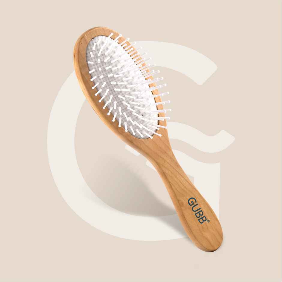 Gubb Oval Hair Brush | Wooden Hues