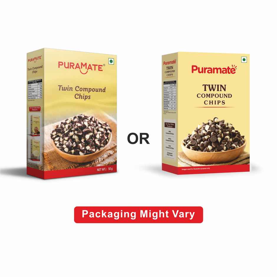 Puramate Twin Compound Chips | Multi-Purpose Baking Chips