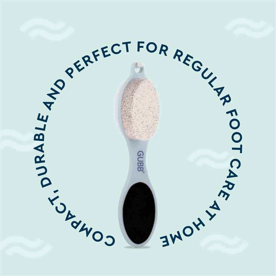 GUBB 4 Way Pedicure Set For Dead Skin Removal | Pumice Stone, Foot Brush, Foot Rasp & Foot File Set