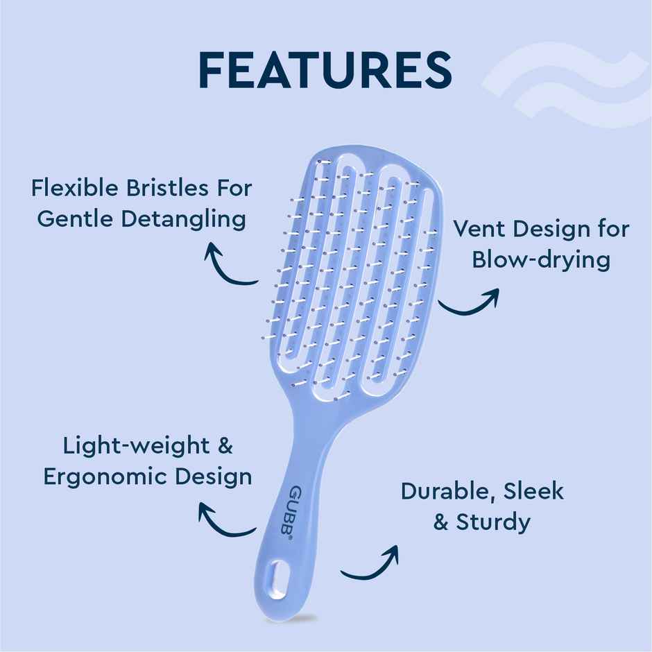 Gubb French Hues Paddle Vent Brush Long