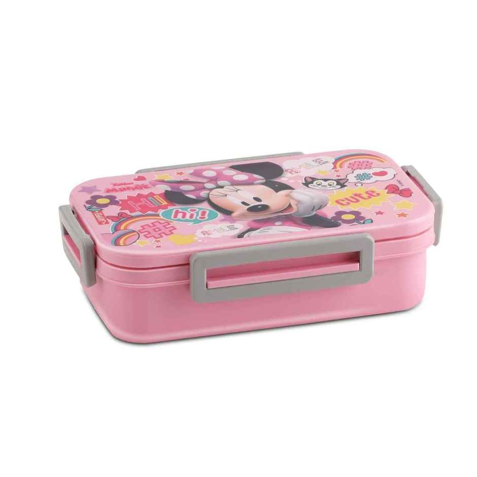 Jaypee Maxteel Jr Stainless Steel Insulated Lunch Box for Kids, Disney Mickey | Pink, (620 ,150ml)