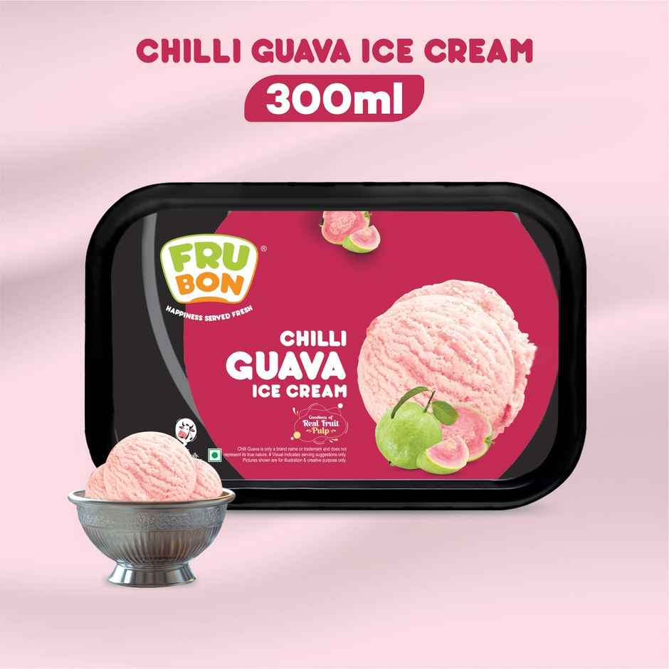 Frubon Chilli Guava Ice Cream Tub | Spicy & Fruity
