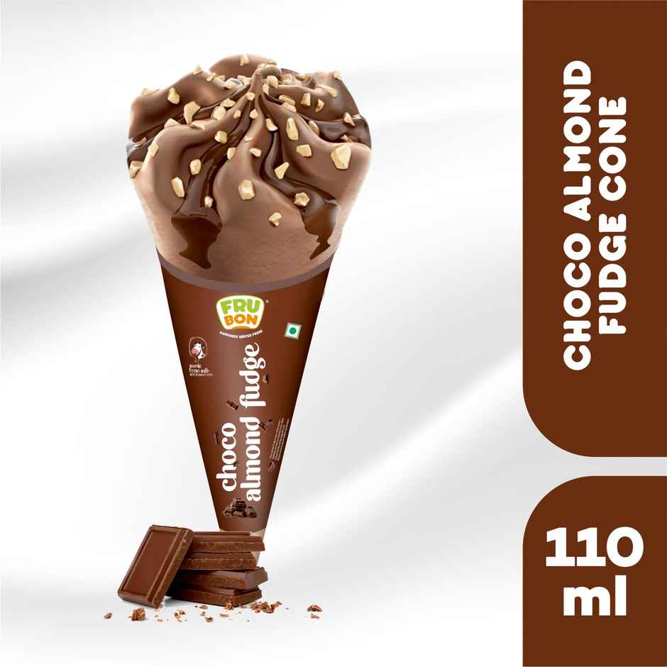 Frubon Choco Almond Fudge Ice Cream Cone Combo  