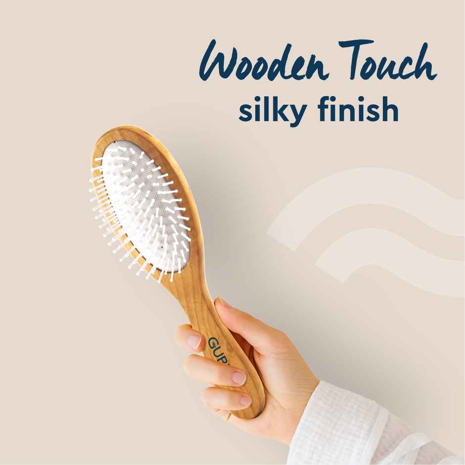 Gubb Oval Hair Brush | Wooden Hues