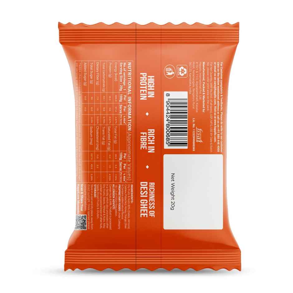 Happilo Premium Date Bites Zesty Orange Tin