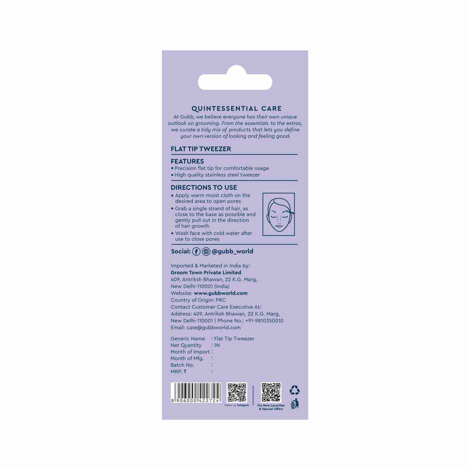 GUBB Tweezer | Flat