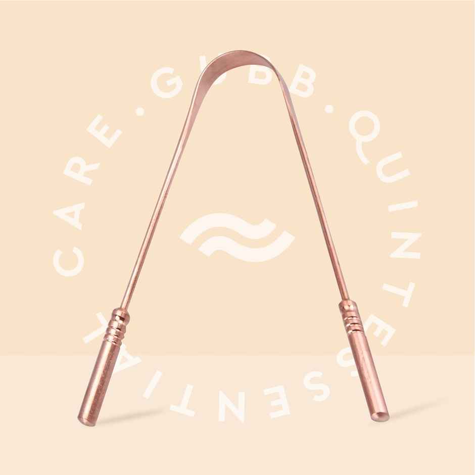 GUBB Copper Tongue Cleaner With Handle