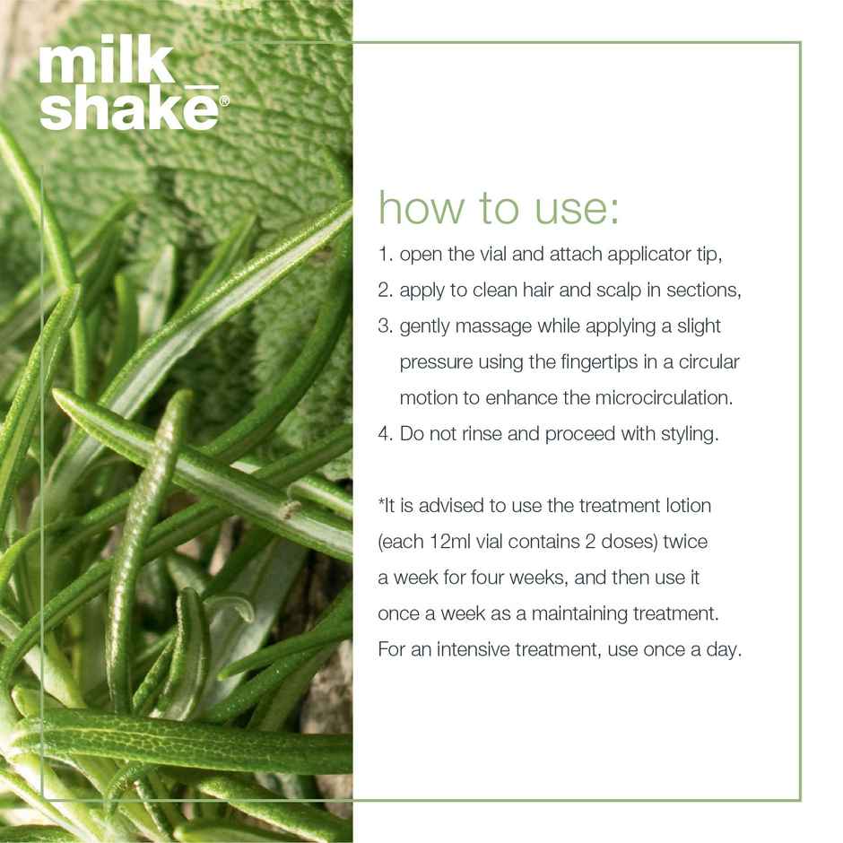 Milkshake Energizing Blend Conditioner For Hair Loss, Fine Hair With Organic Rosemary & Sage