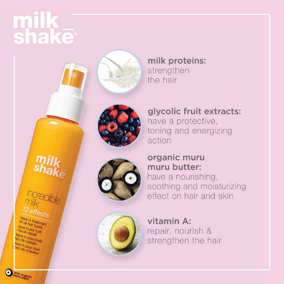 Milkshake Incredible Milk 12 Effects | All Hair Types