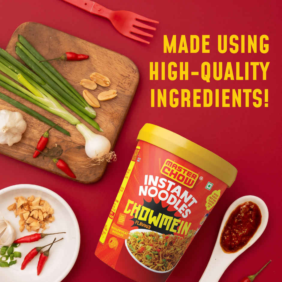 MasterChow Korean Instant Cup Noodles - Chowmein Flavour Veg