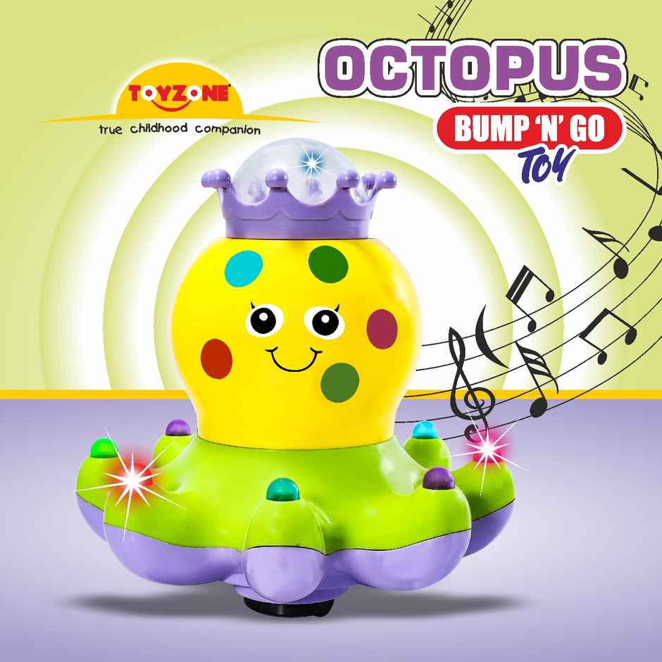 Toyzone Octopus Bump and Go