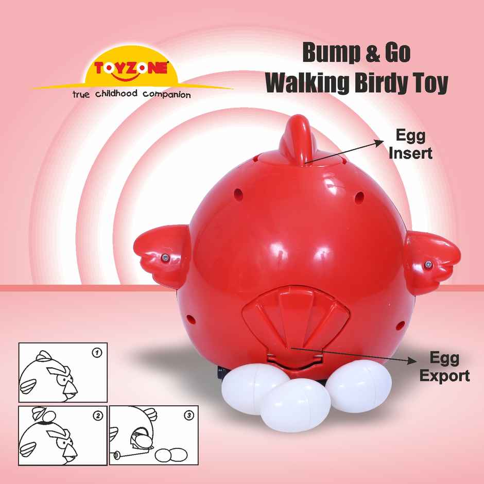 Toyzone Birdy Bump and 'N' Go Toy