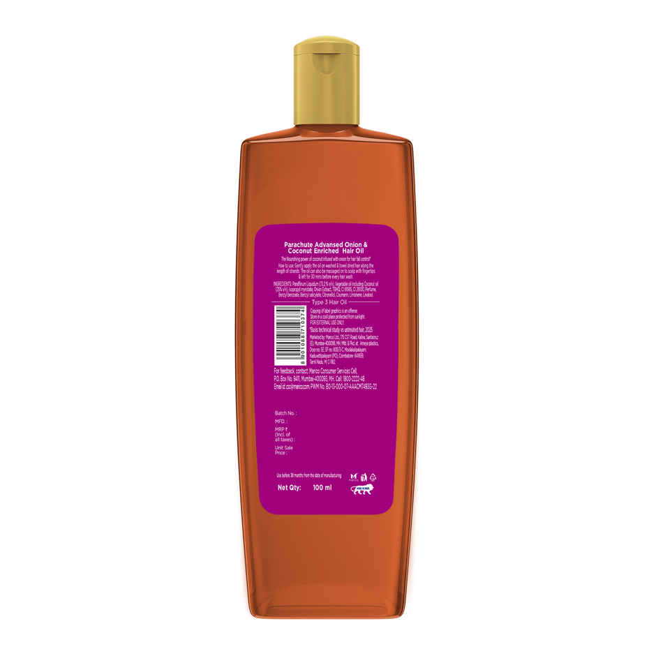 Parachute Advansed Onion Enriched Coconut Hair Oil