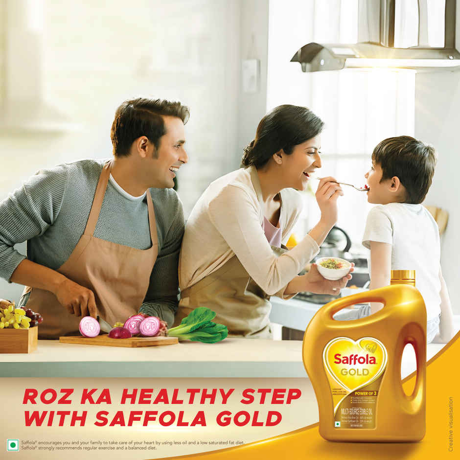 Saffola Gold Oil Power of 3