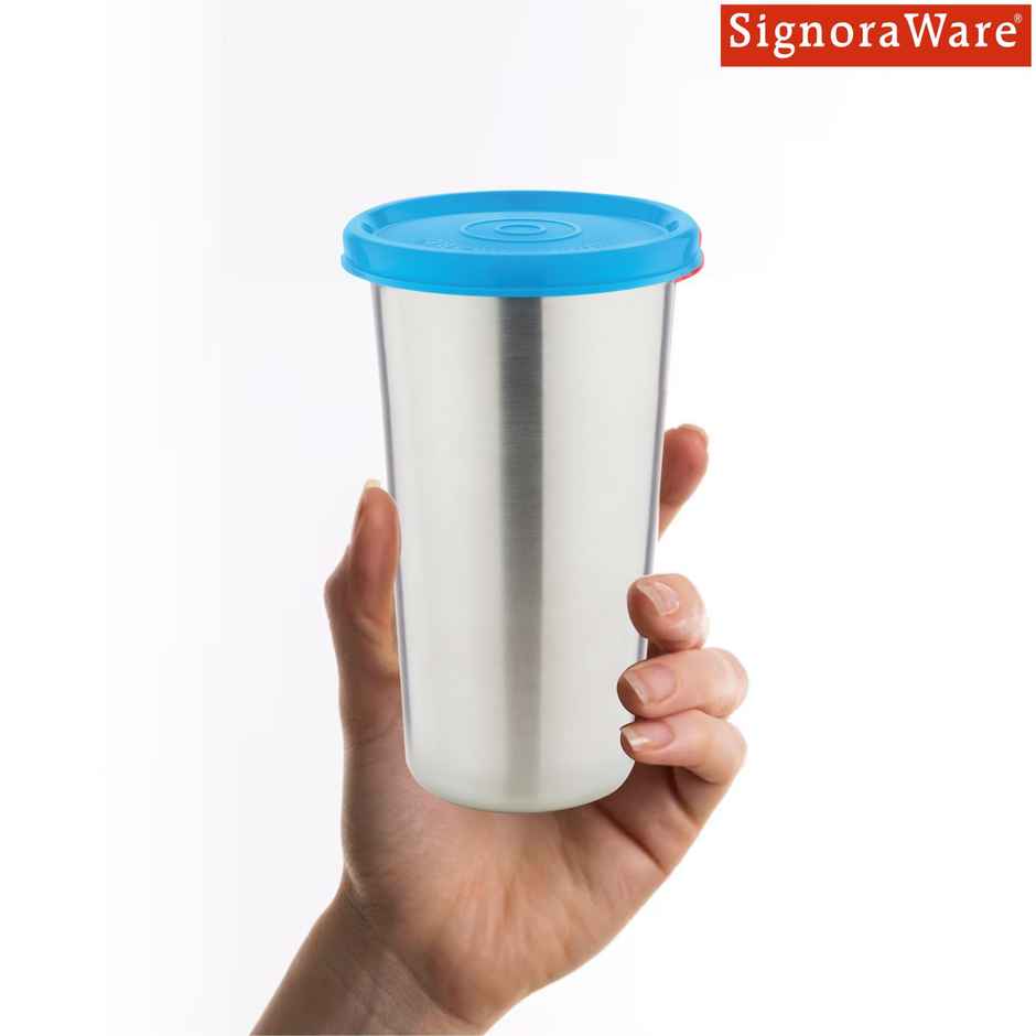 Jumbo Tumbler Steel 500ml Blue