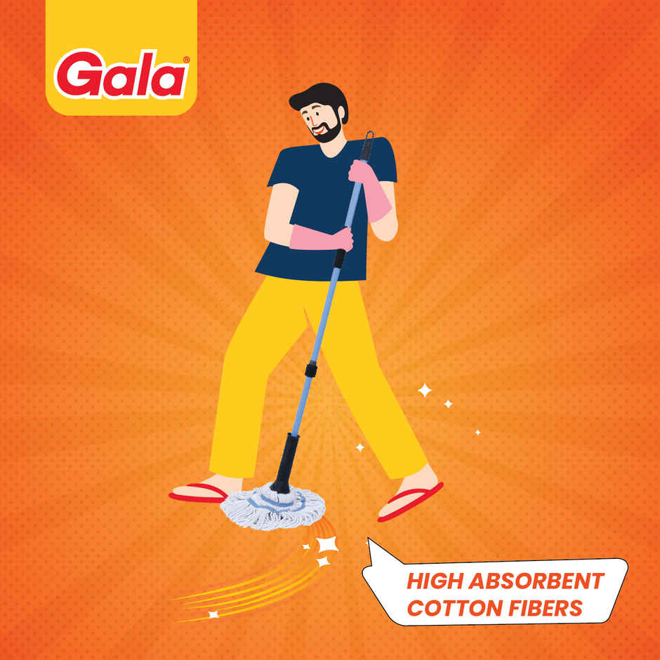 Gala Easy Twist N mop Cotton Floor Cleaning Mop