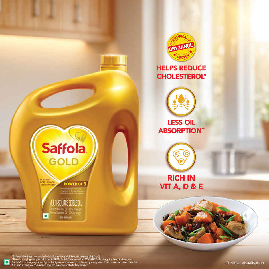 Saffola Gold Oil Power of 3