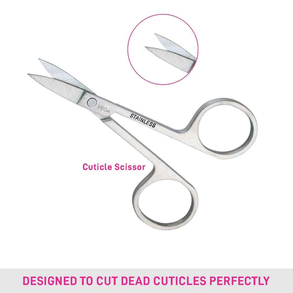 VEGA Manicure Pedicure Set, Nail Scissors Grooming Kit, Pack of 8, | MS-08
