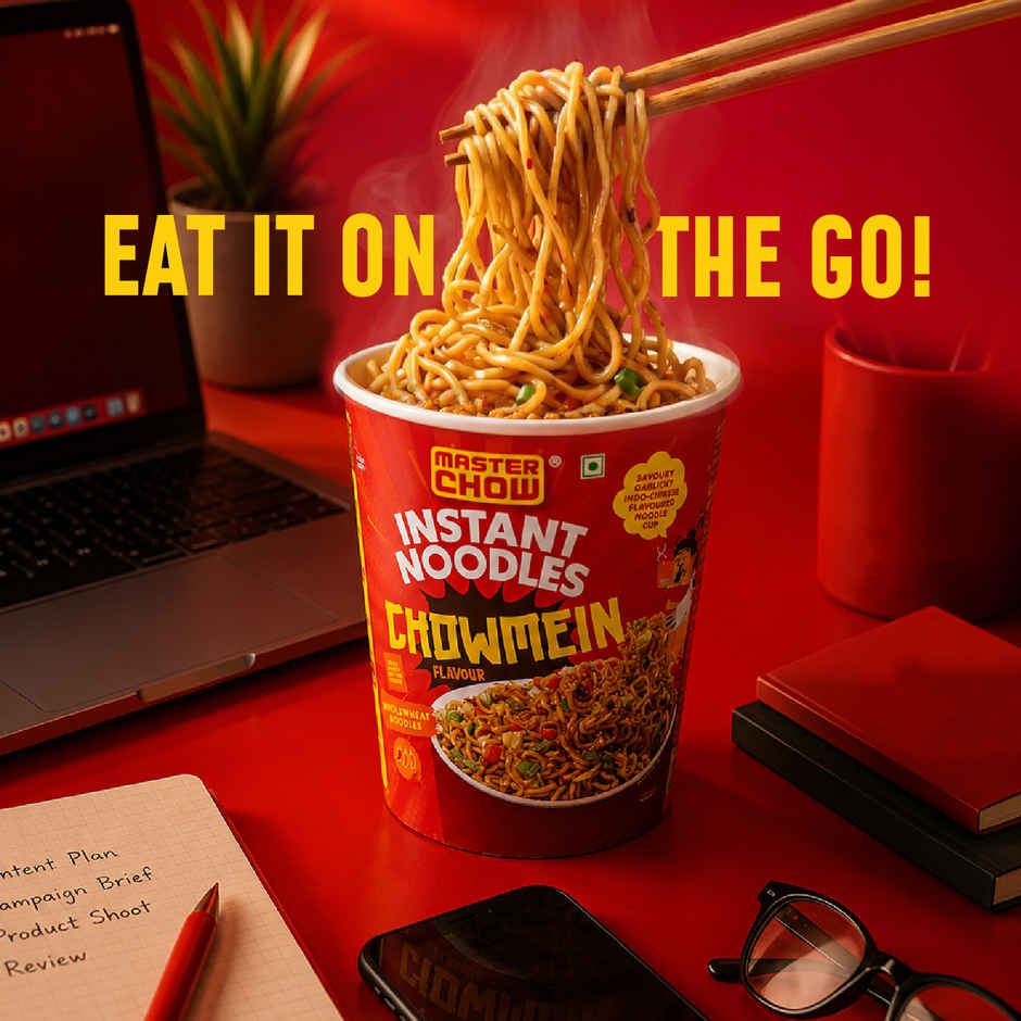 MasterChow Korean Instant Cup Noodles - Chowmein Flavour Veg