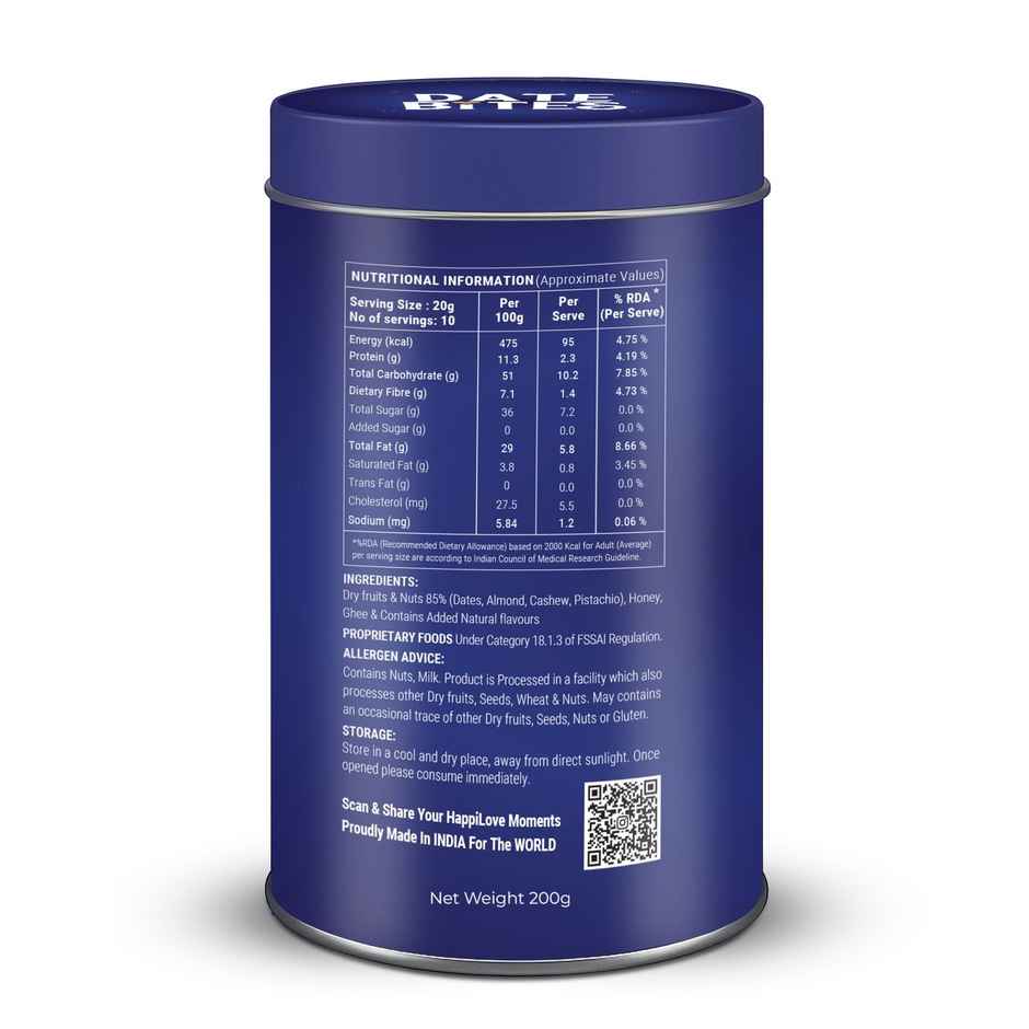 Happilo Celebration Date Bites Tin