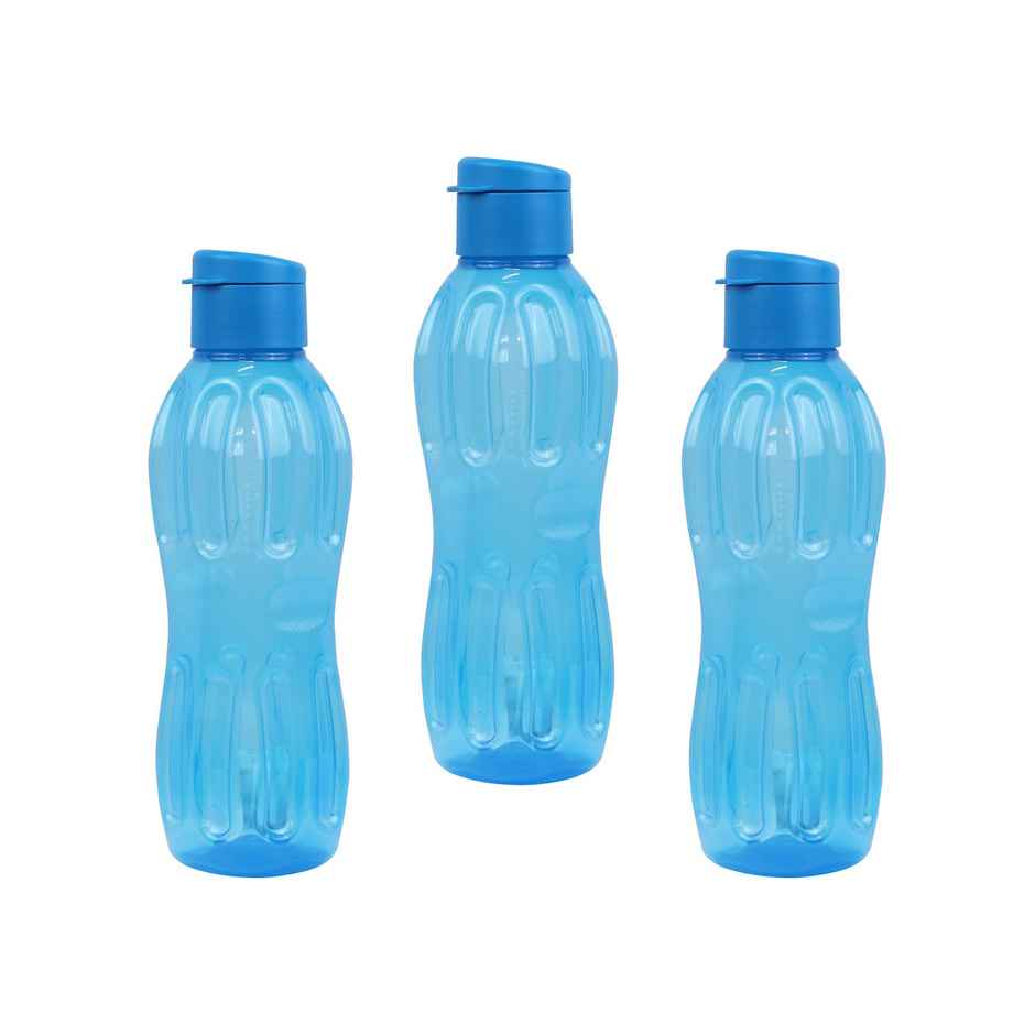 Signoraware Flip Top Aqua Fresh Bottle | Blue | 1 L
