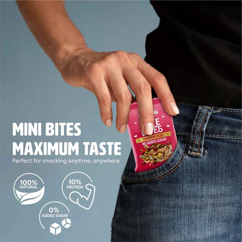 Happilo Premium Date Bites Cranberry Tin