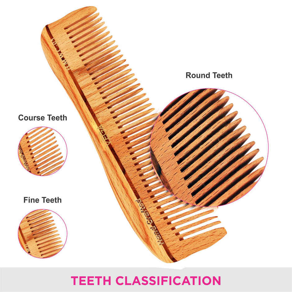 VEGA Natural Wooden Styling Hair Comb,Handmade,for Men and Women | HMWC-01