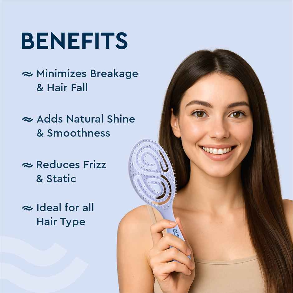 GUBB French Hues Oval Vent Hair Brush