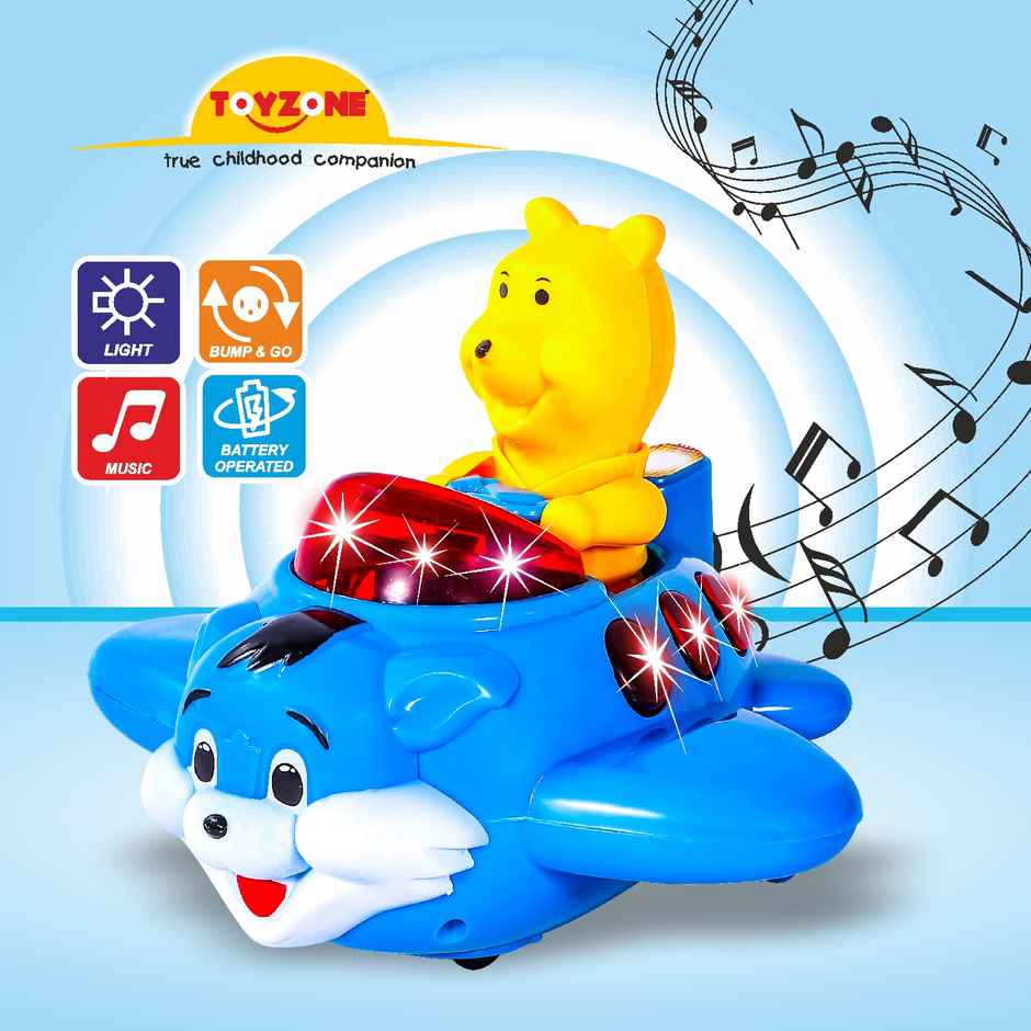 Toyzone Bear In Plane Bump and Go