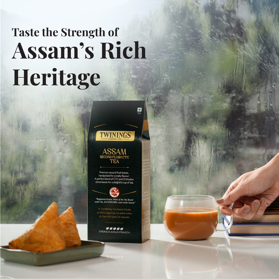 Twinings Assam Second Flush Ctc Tea | Authentic Assam Tea| Premium Black Tea | Strong Flavour