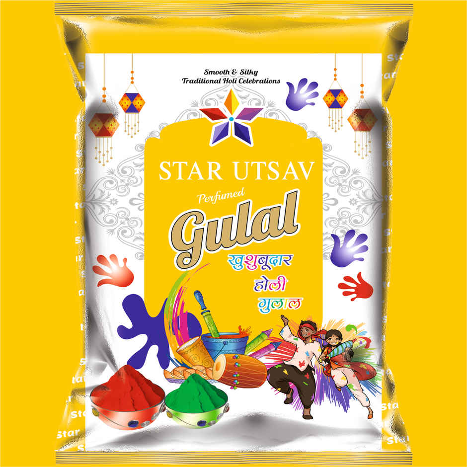Utsav Gulal for Holi | Yellow | Star