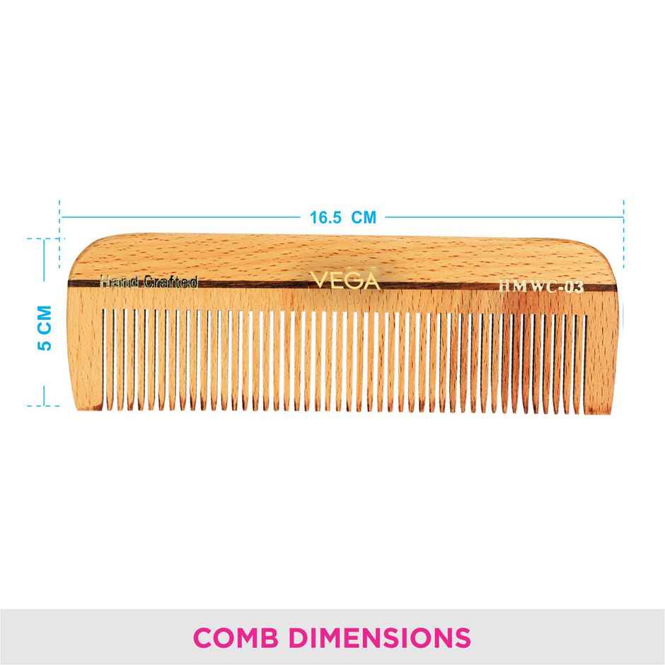 VEGA Wooden Dressing Hair Comb,Handmade For Men And Women | Hmwc-03