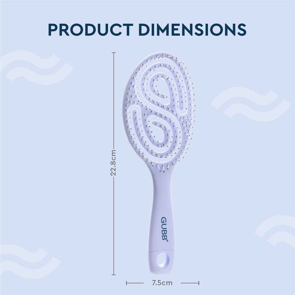 GUBB French Hues Oval Vent Hair Brush