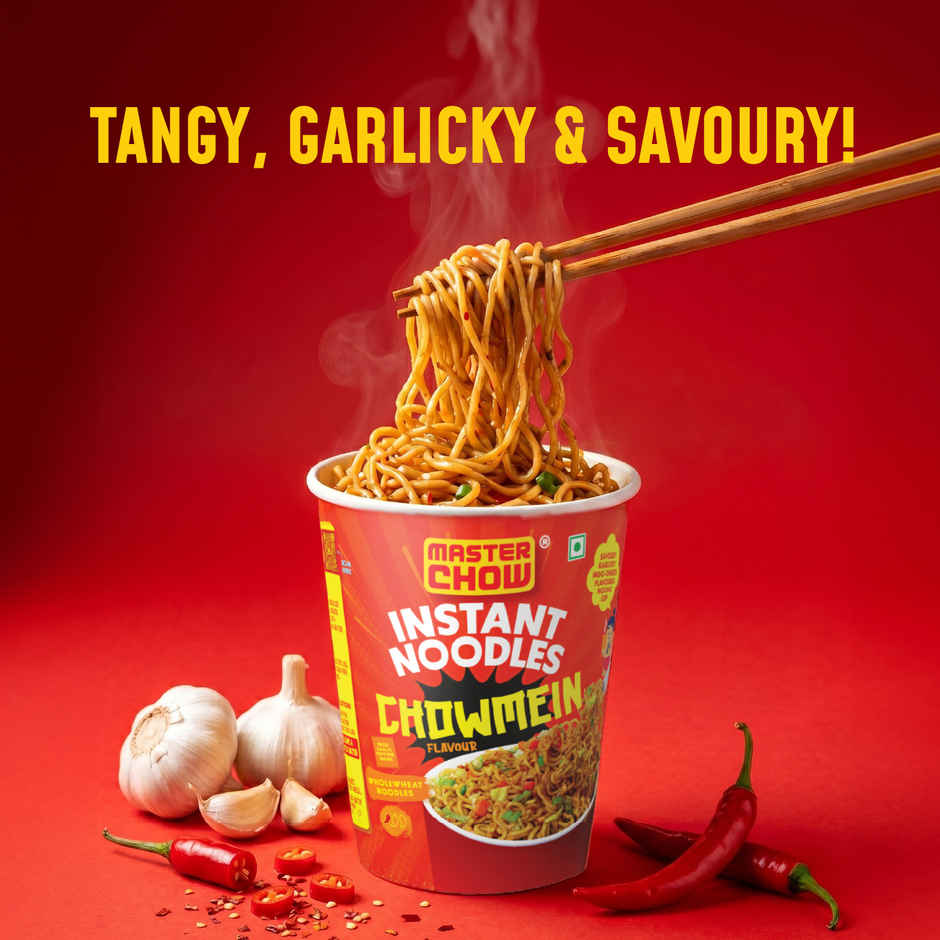 MasterChow Korean Instant Cup Noodles - Chowmein Flavour Veg