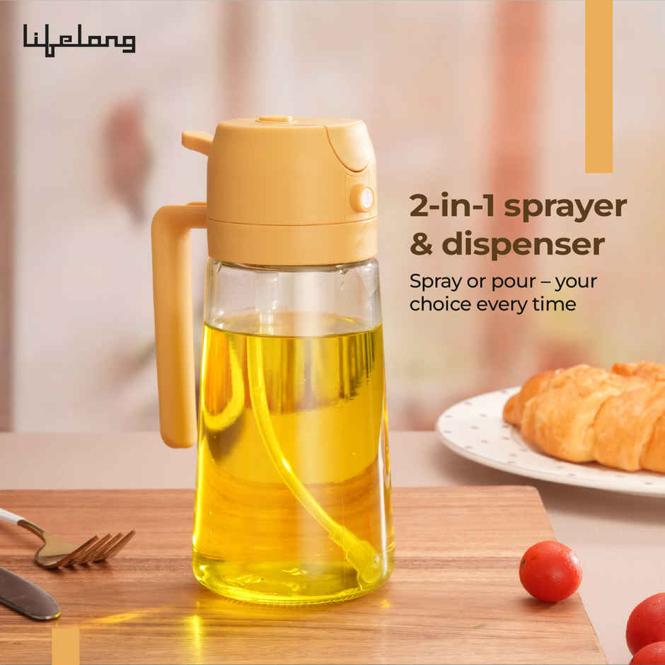 Lifelong Oil Spray Barbeque Bottle | 450 ml
