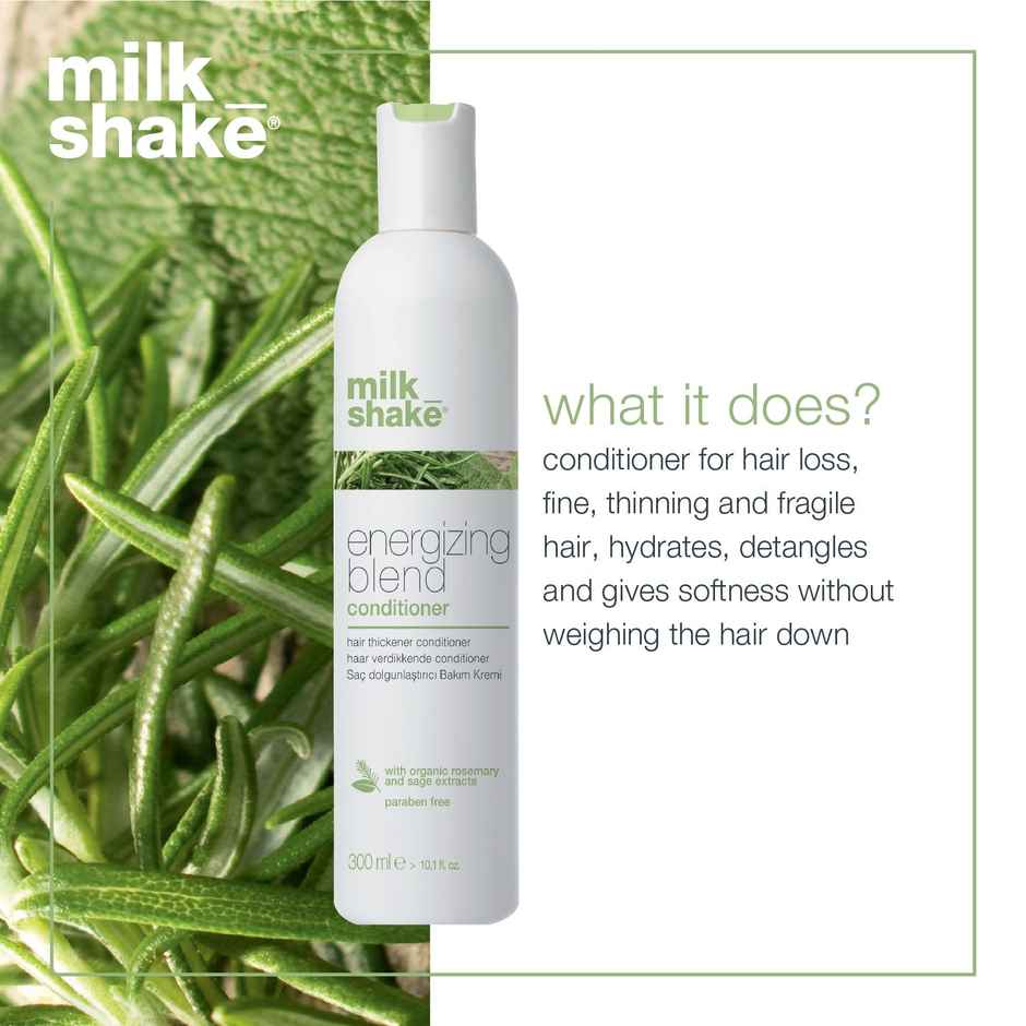 Milkshake Energizing Blend Conditioner For Hair Loss, Fine Hair With Organic Rosemary & Sage