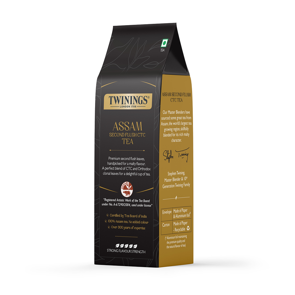 Twinings Assam Second Flush Ctc Tea | Authentic Assam Tea| Premium Black Tea | Strong Flavour