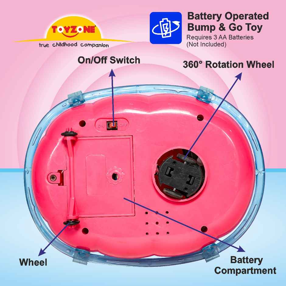 Toyzone Sheep On Boat Bump and Go