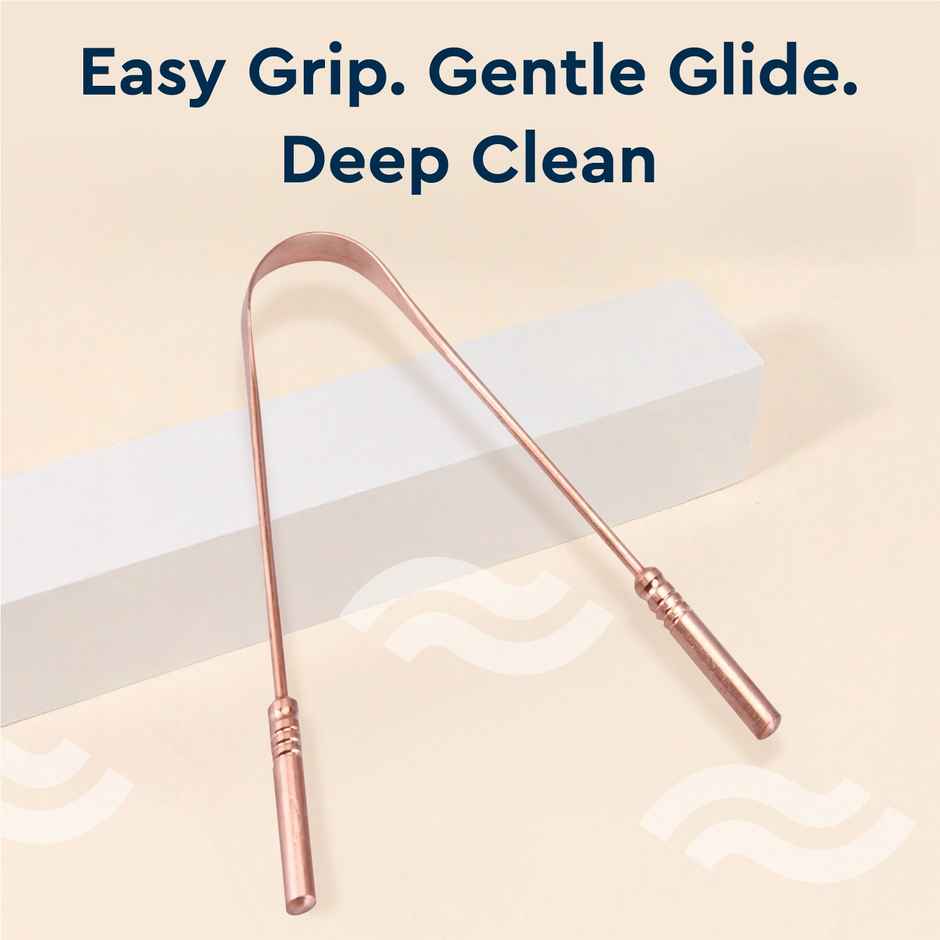 GUBB Copper Tongue Cleaner With Handle