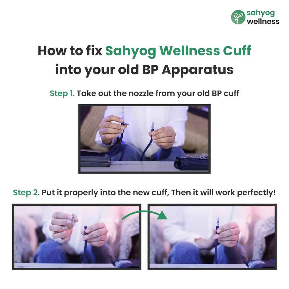 Sahyog Wellness Single Tube Pediatric Child Sized Blood Pressure Monitor Machine Cuff