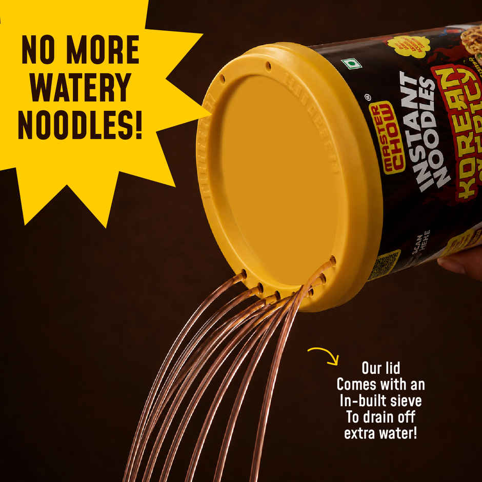 MasterChow Korean Instant Cup Noodles - Korean 2X Spicy Flavour Veg