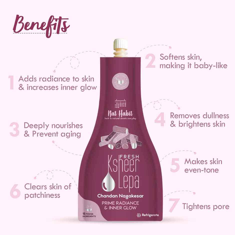 Nat Habit Fresh Chandan Face Pack for Skin Glow