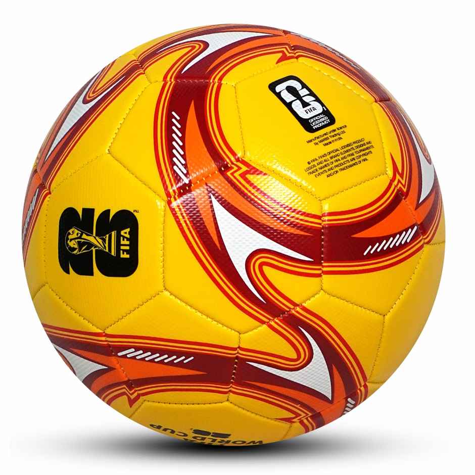 FIFA World Cup 2026 Official Licensed Football | Size 5 | PP | Splash | Yellow
