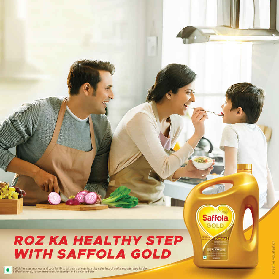 Saffola Gold Oil Power of 3