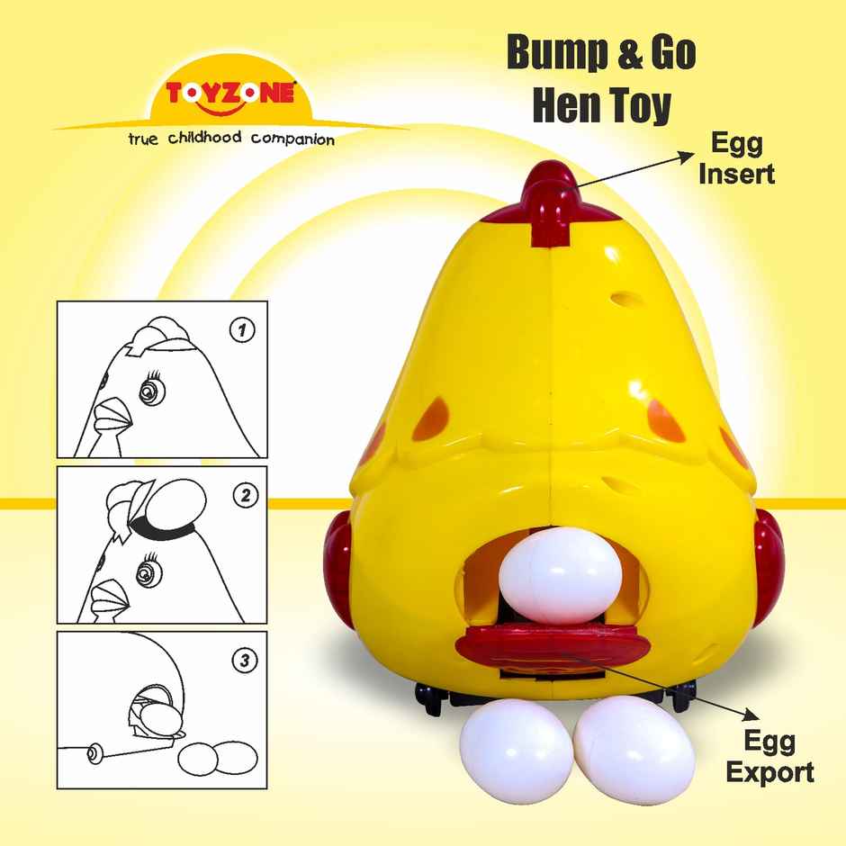 Toyzone Hen Bump and 'N' Go Toy