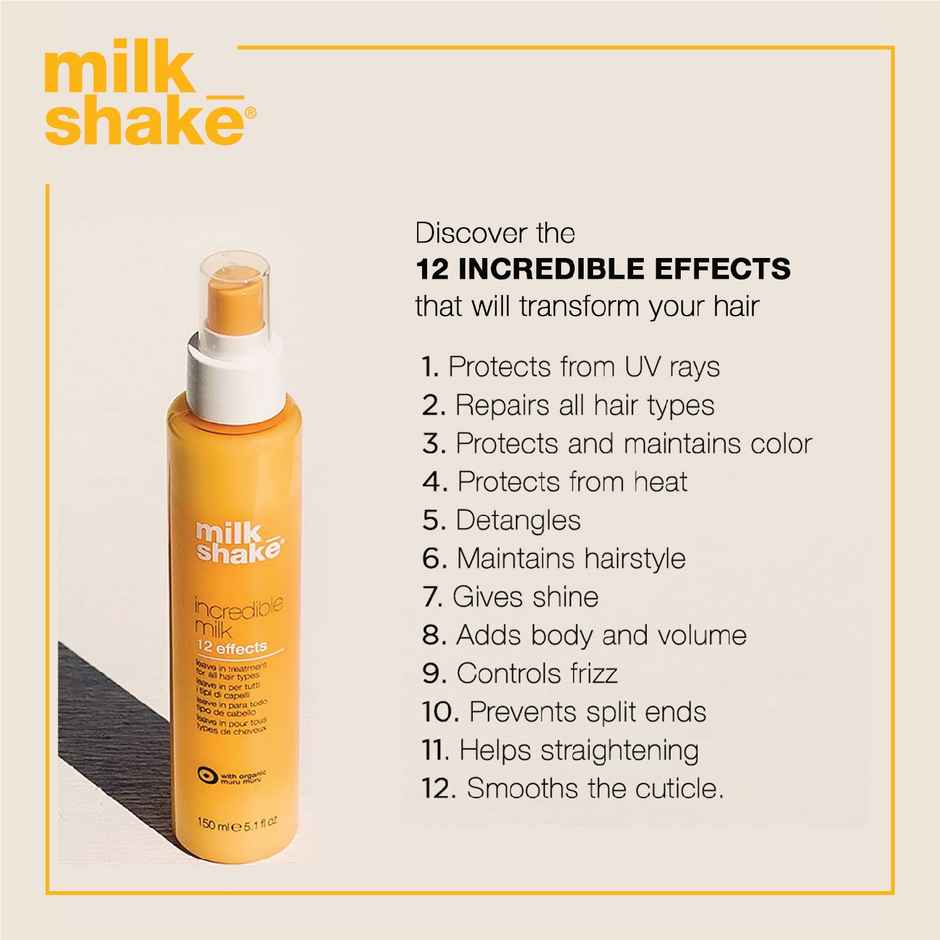 Milkshake Incredible Milk 12 Effects | All Hair Types