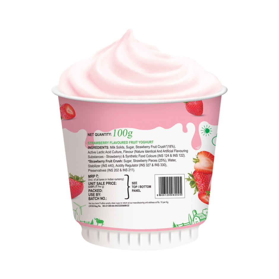 FruBon Farm Strawberry Flavoured Yogurt Combo