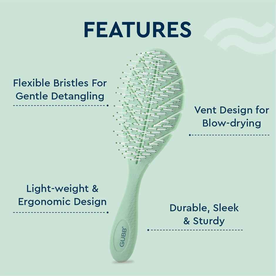 GUBB French Hues Vent Leaf Hair Brush
