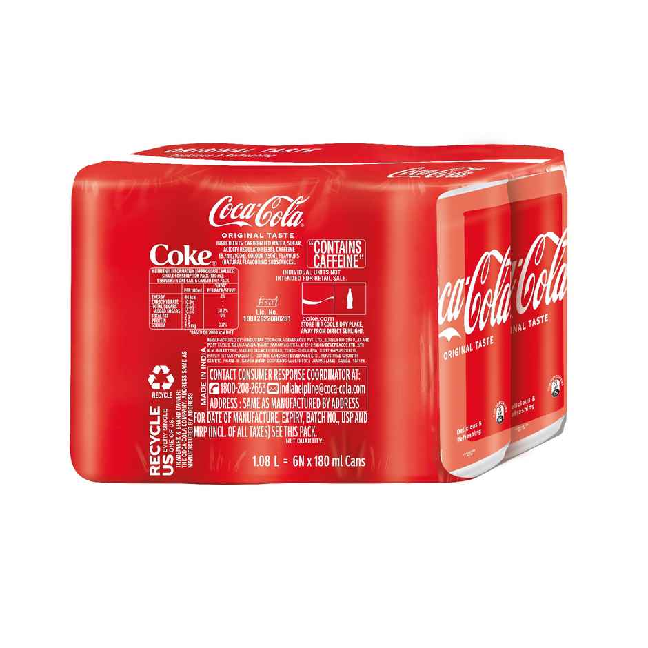 Coca-Cola Soft Drink Can | Carbonated Beverage
